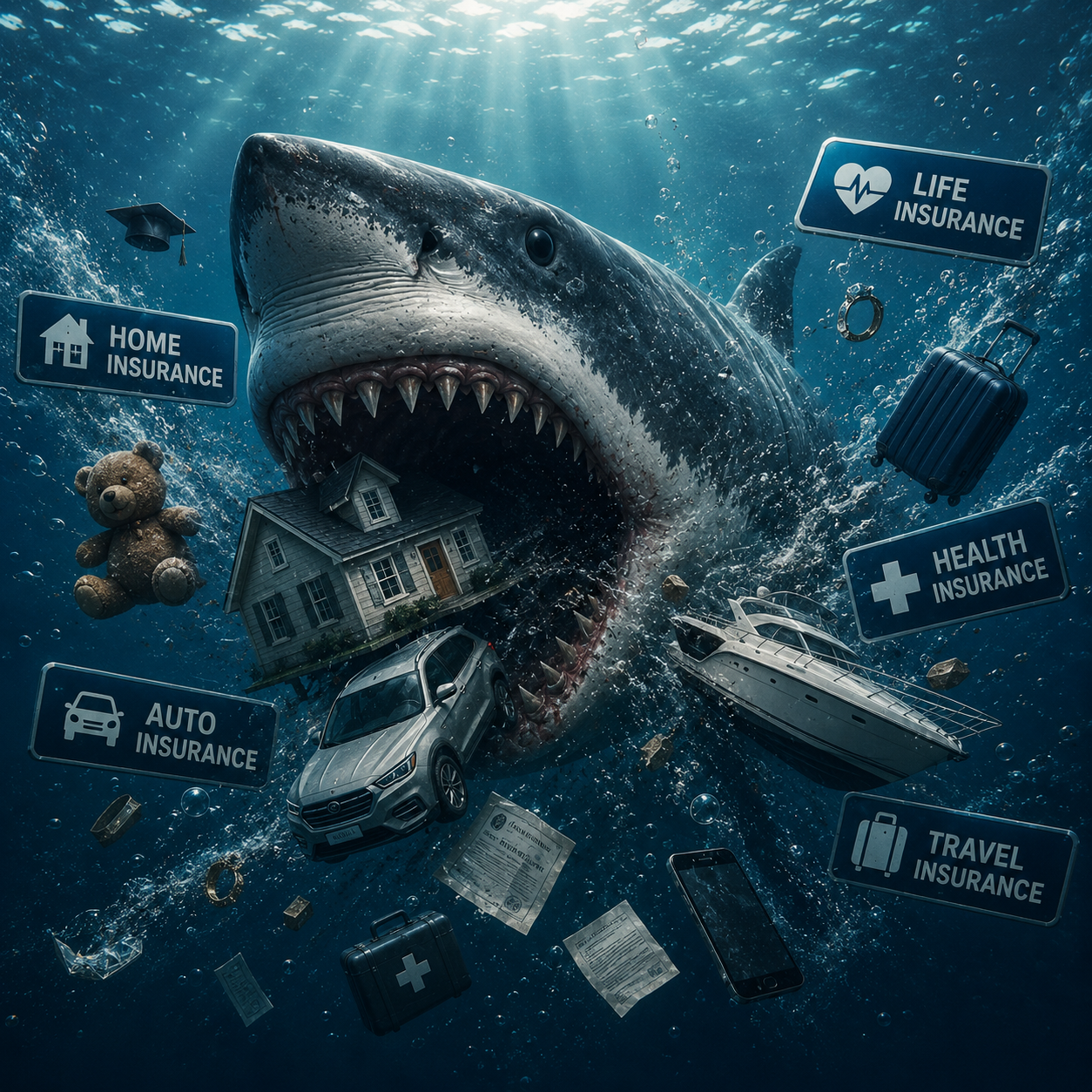Don't let life eat you alive — be insured, be protected with Quote Shark Michigan
